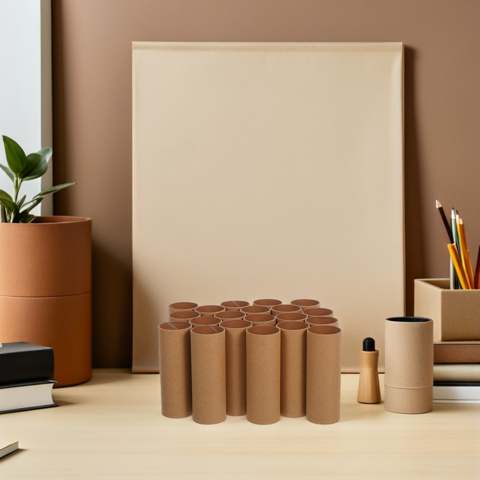 30Pcs Cardboard Tubes DIY Roun - Art Craft Cardboard ulasan dan harga
