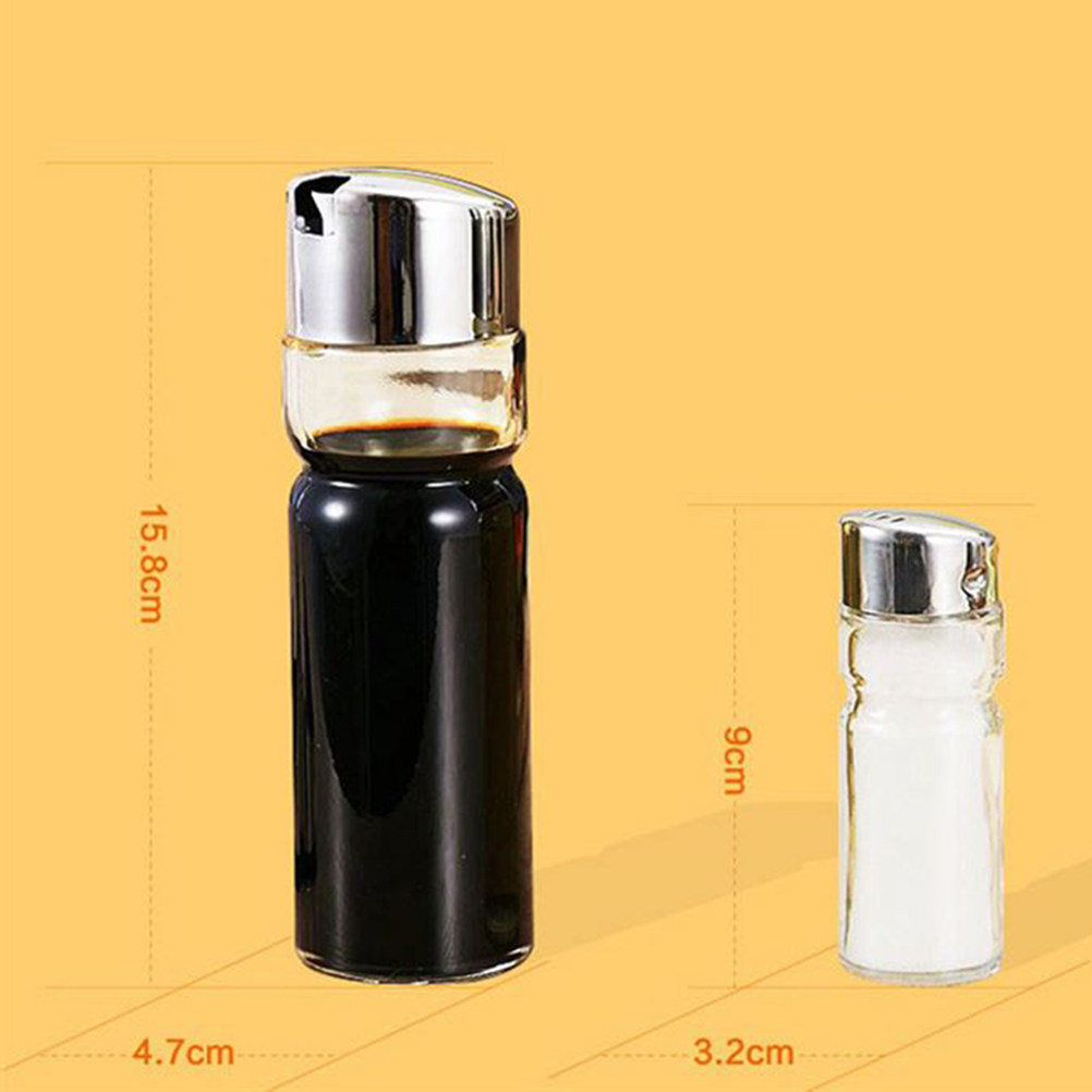 5Pcs Spice Storage Jars Clear  - Art Craft With Paper ulasan dan harga