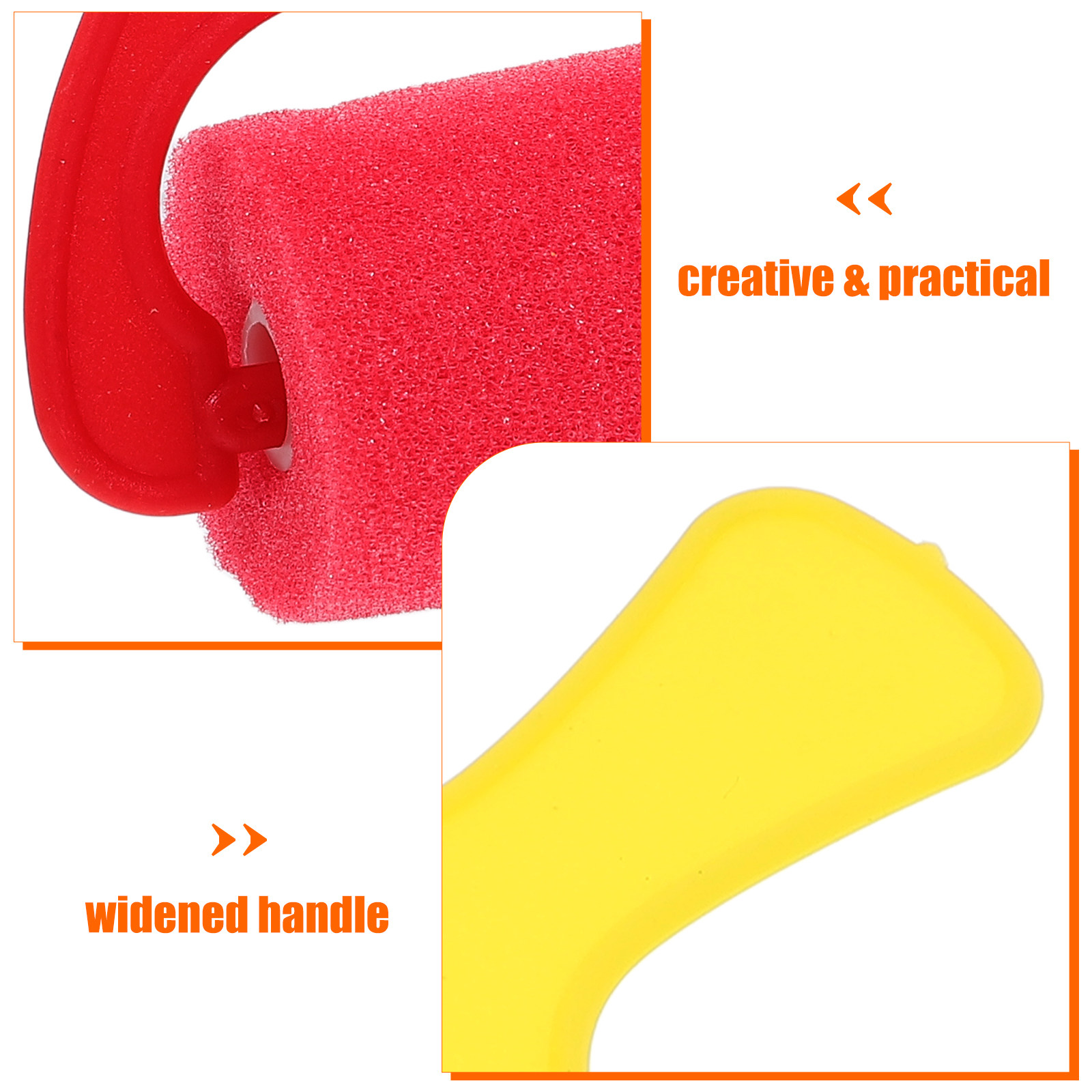 4Pcs Painting Roller Set Spong - Gouache Paint Set ulasan dan harga