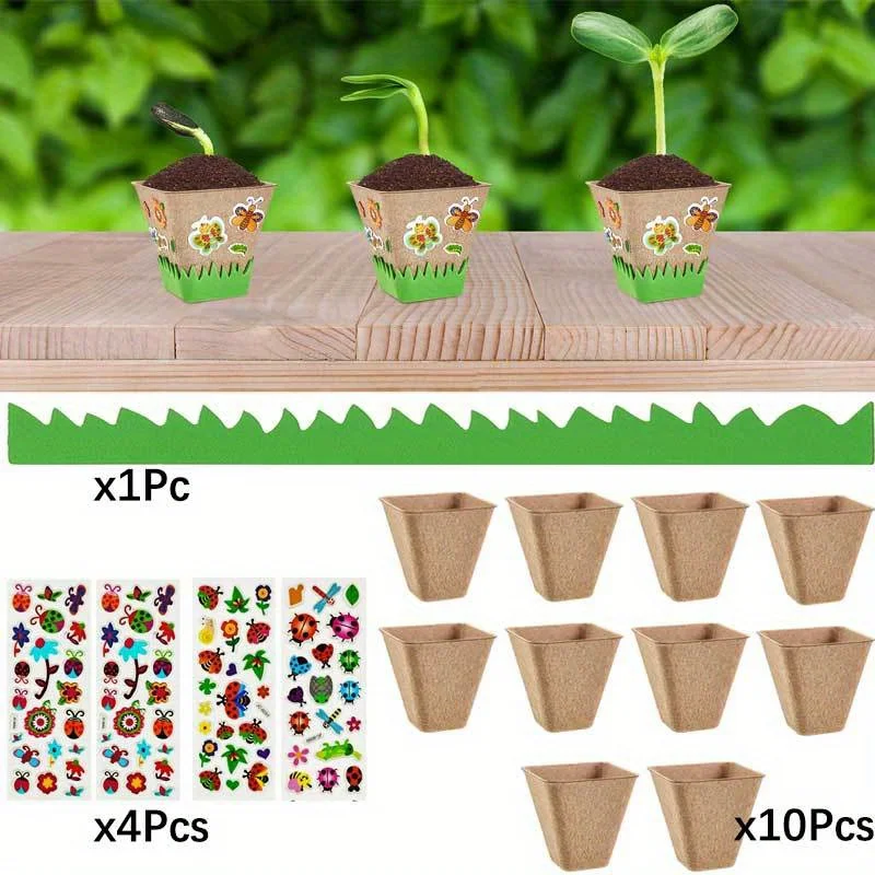 DIY Paper Flower Pot Craft Kit - Art And Craft For Nursery ulasan dan harga