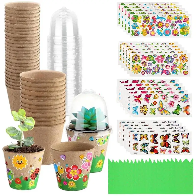 DIY Paper Flower Pot Craft Kit - Art And Craft For Nursery ulasan dan harga