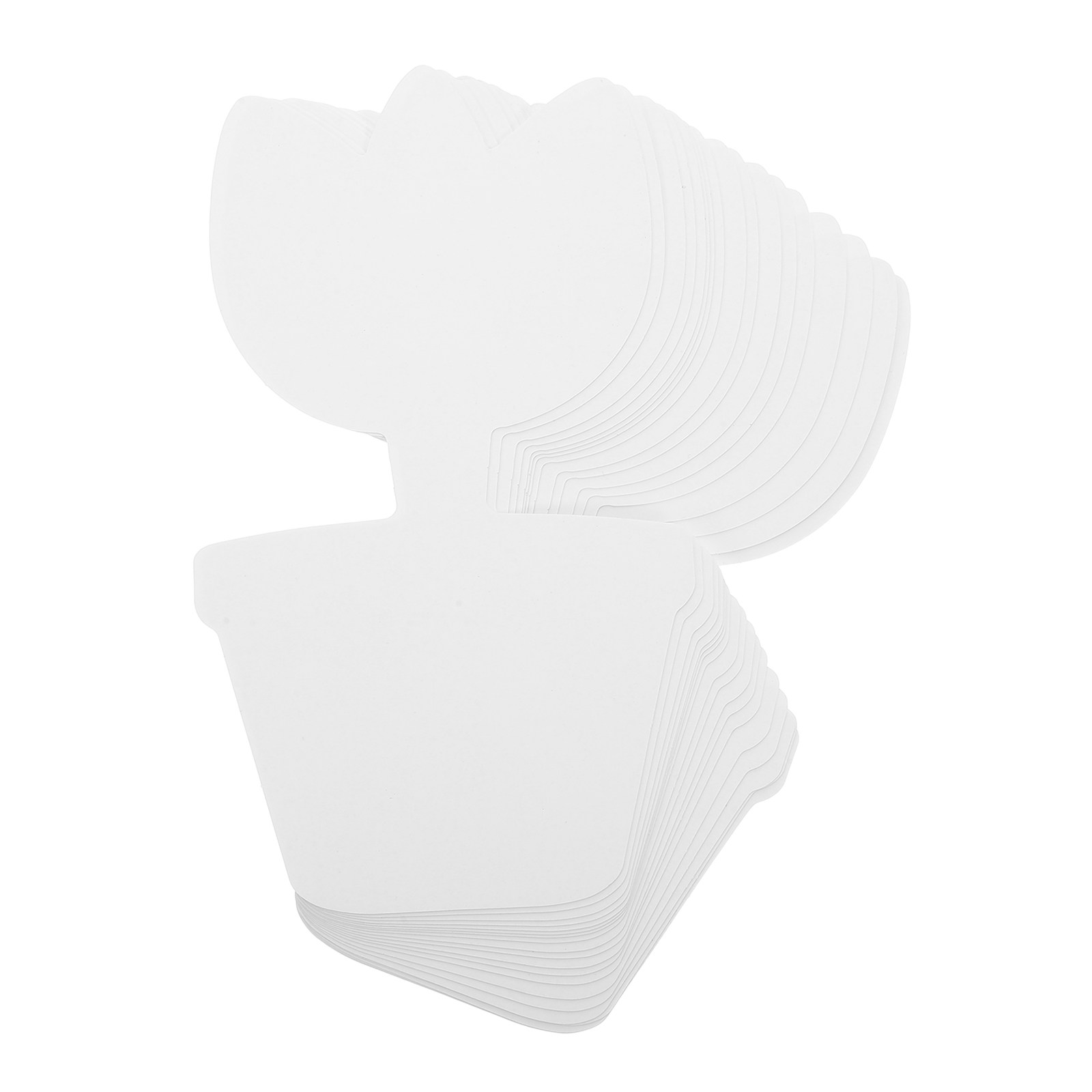 20Pcs Blank Cardboard Flower P - Art Craft Cardboard ulasan dan harga