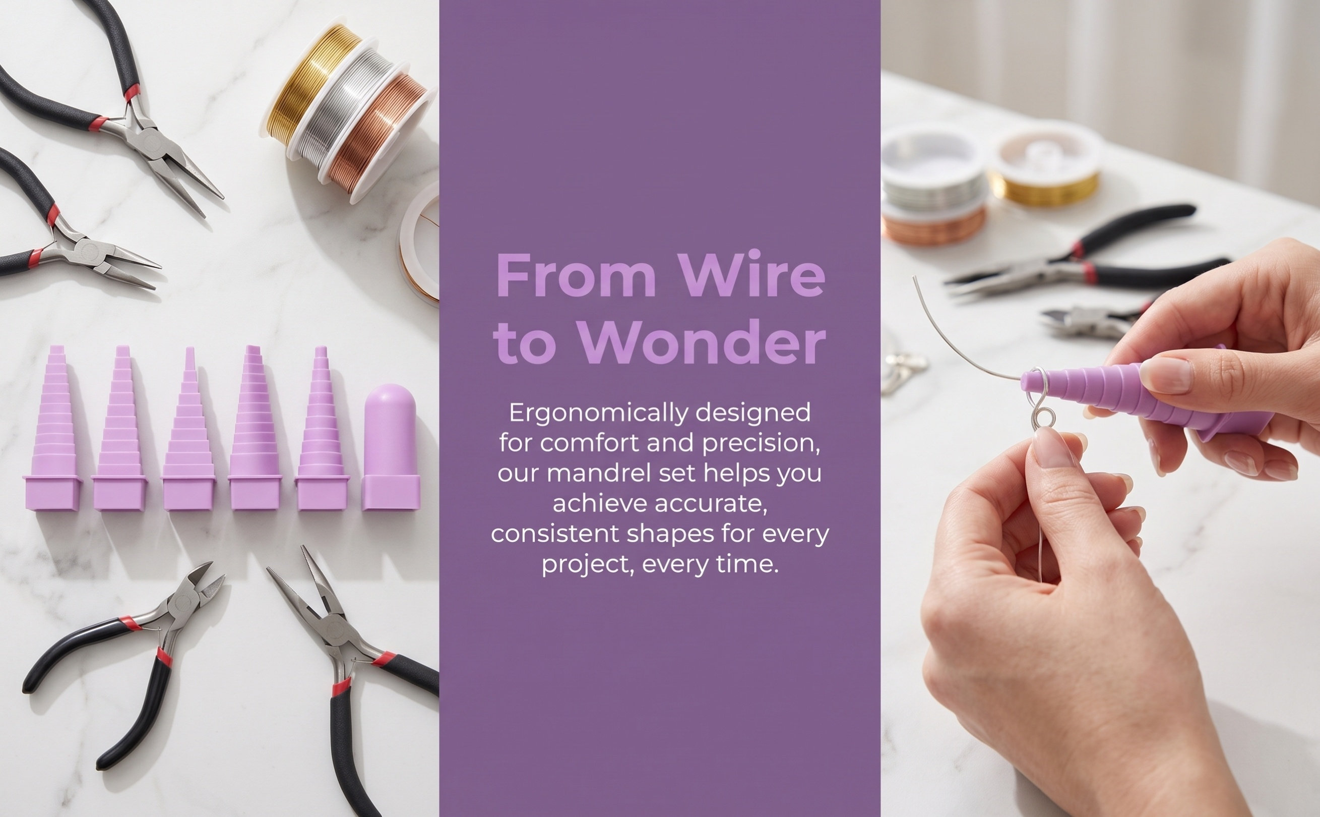 1Set Wire Wrapping Tool Set Pl - Art Craft With Paper ulasan dan harga